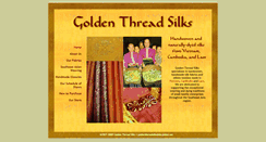 Desktop Screenshot of goldenthreadsilks.com